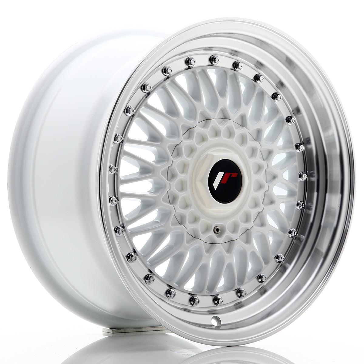 Jante Japan Racing JR9 R16 White w/ Machined Lip