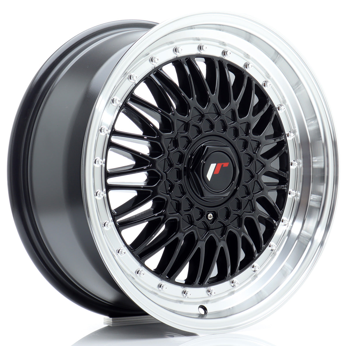 Jante Japan Racing JR9 R17 Gloss Black w/ Machined Lip