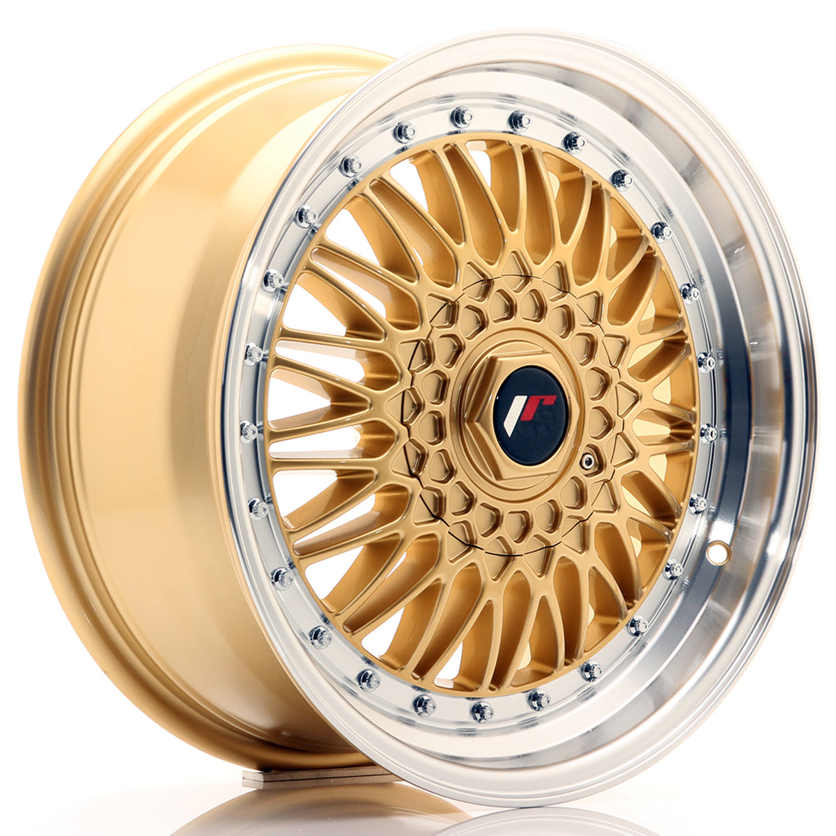 Jante Japan Racing JR9 R17 Gold w/ Machined Lip