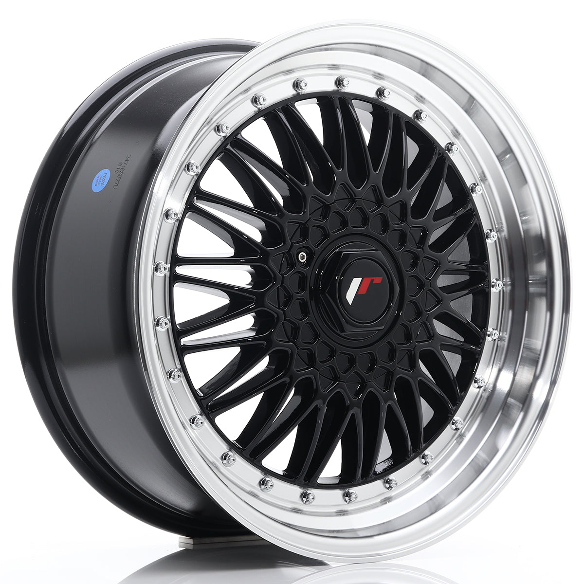 Jante Japan Racing JR9 R18 Gloss Black w/ Machined Lip