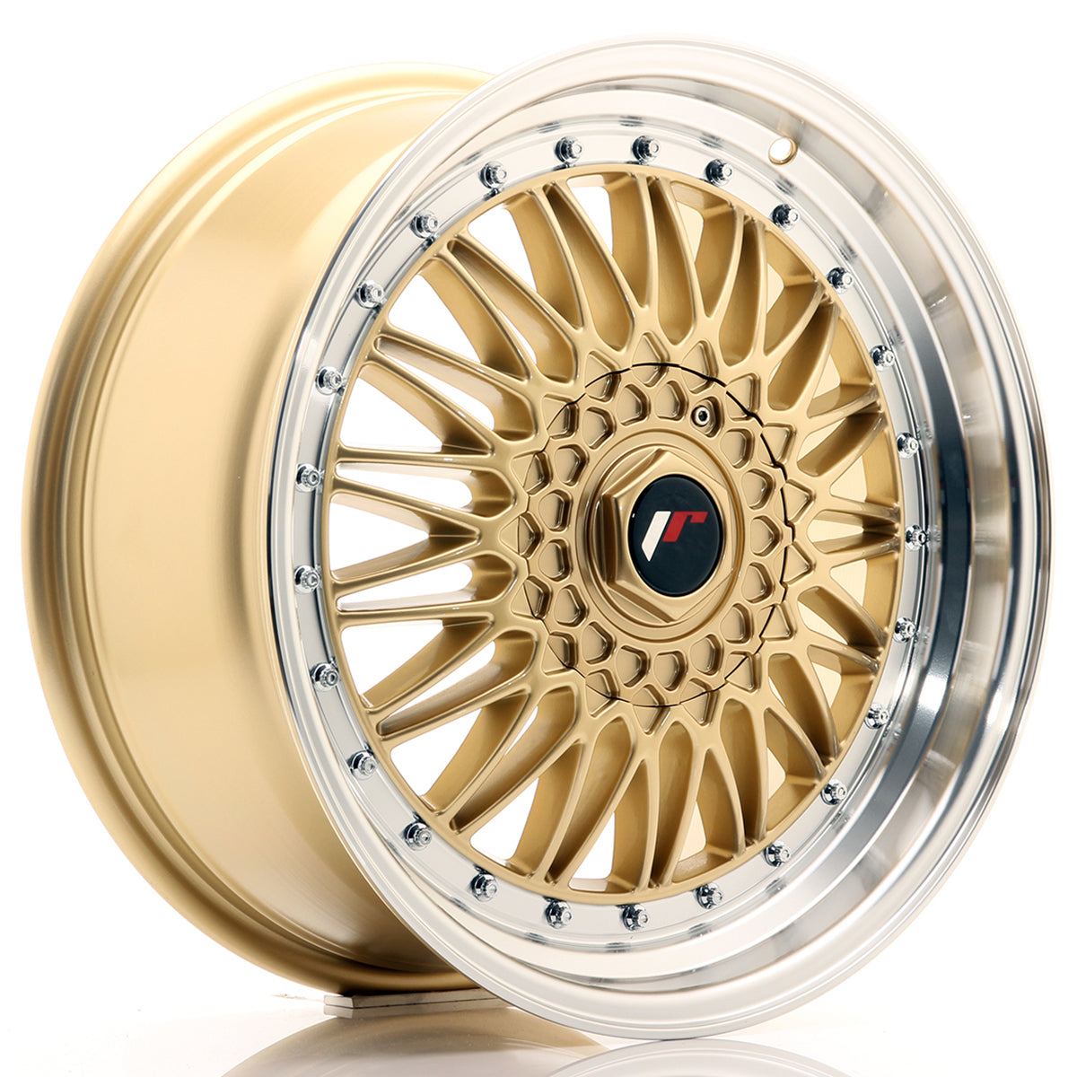 Jante Japan Racing JR9 R18 Gold w/ Machined Lip