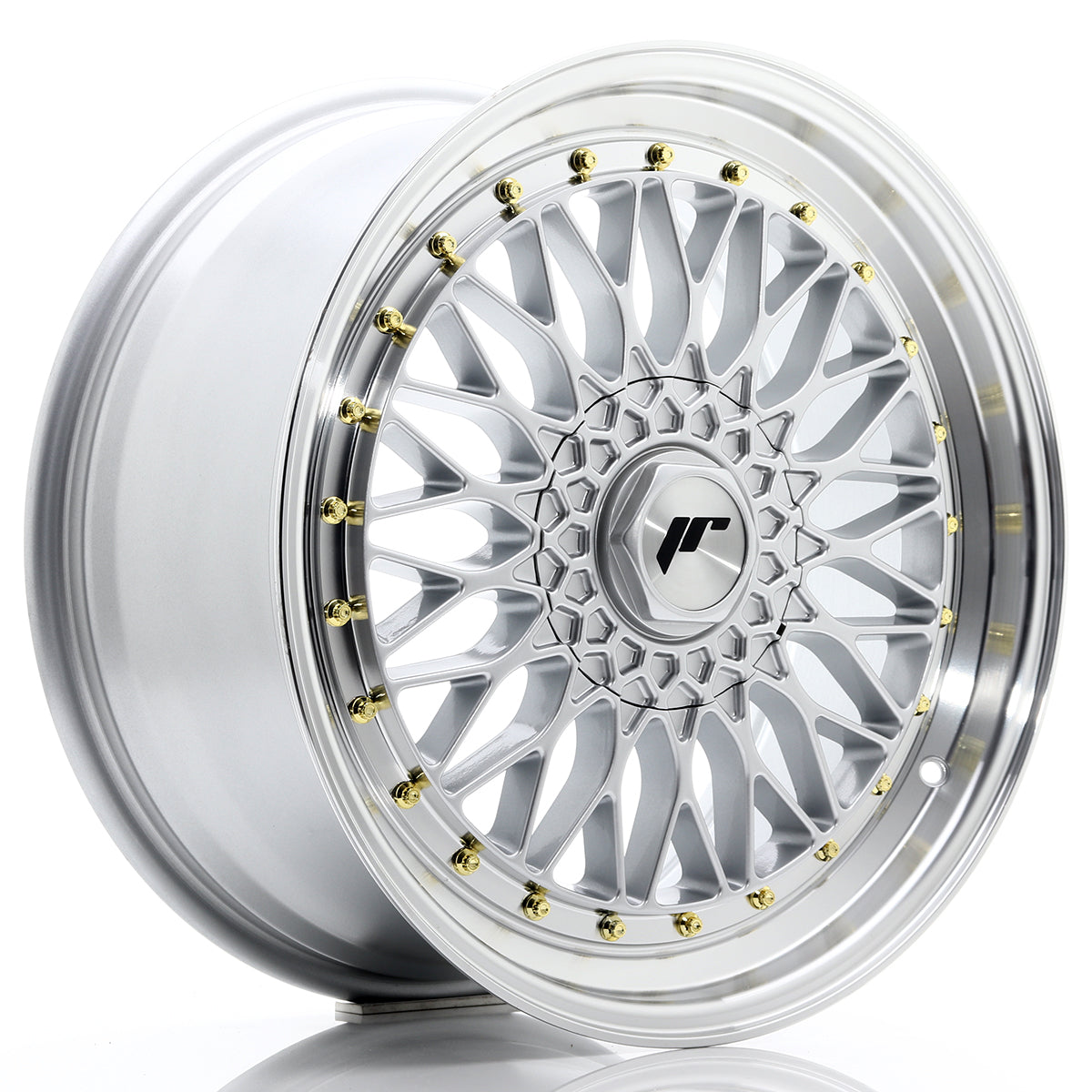 Jante Japan Racing JR9 R19 Silver w/ Machined Lip